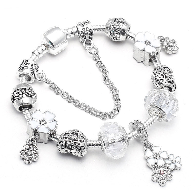 Women Pulseira Vintage Silver Jewelry