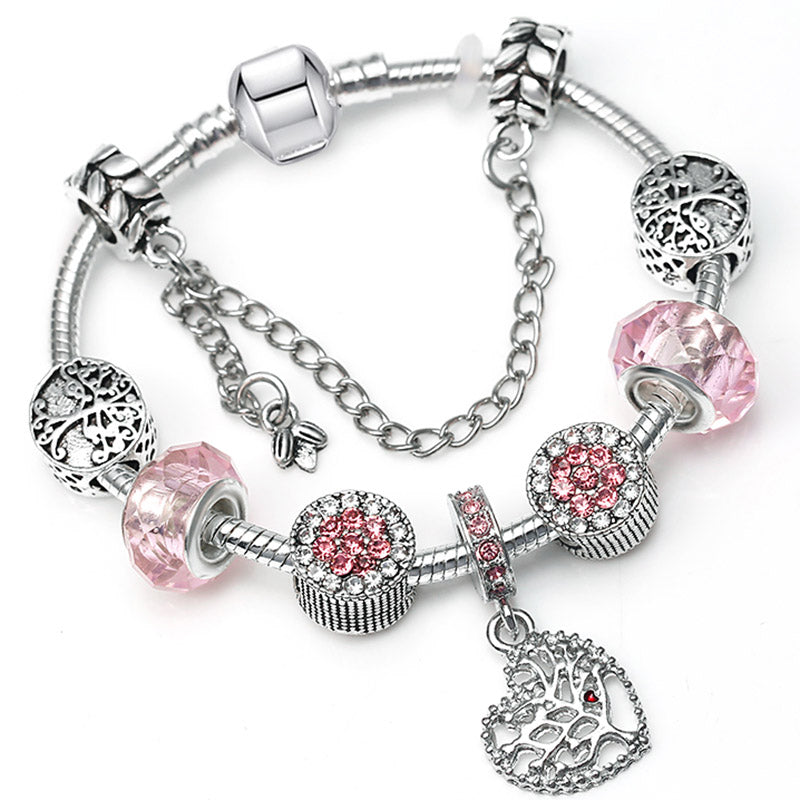 Women Pulseira Vintage Silver Jewelry