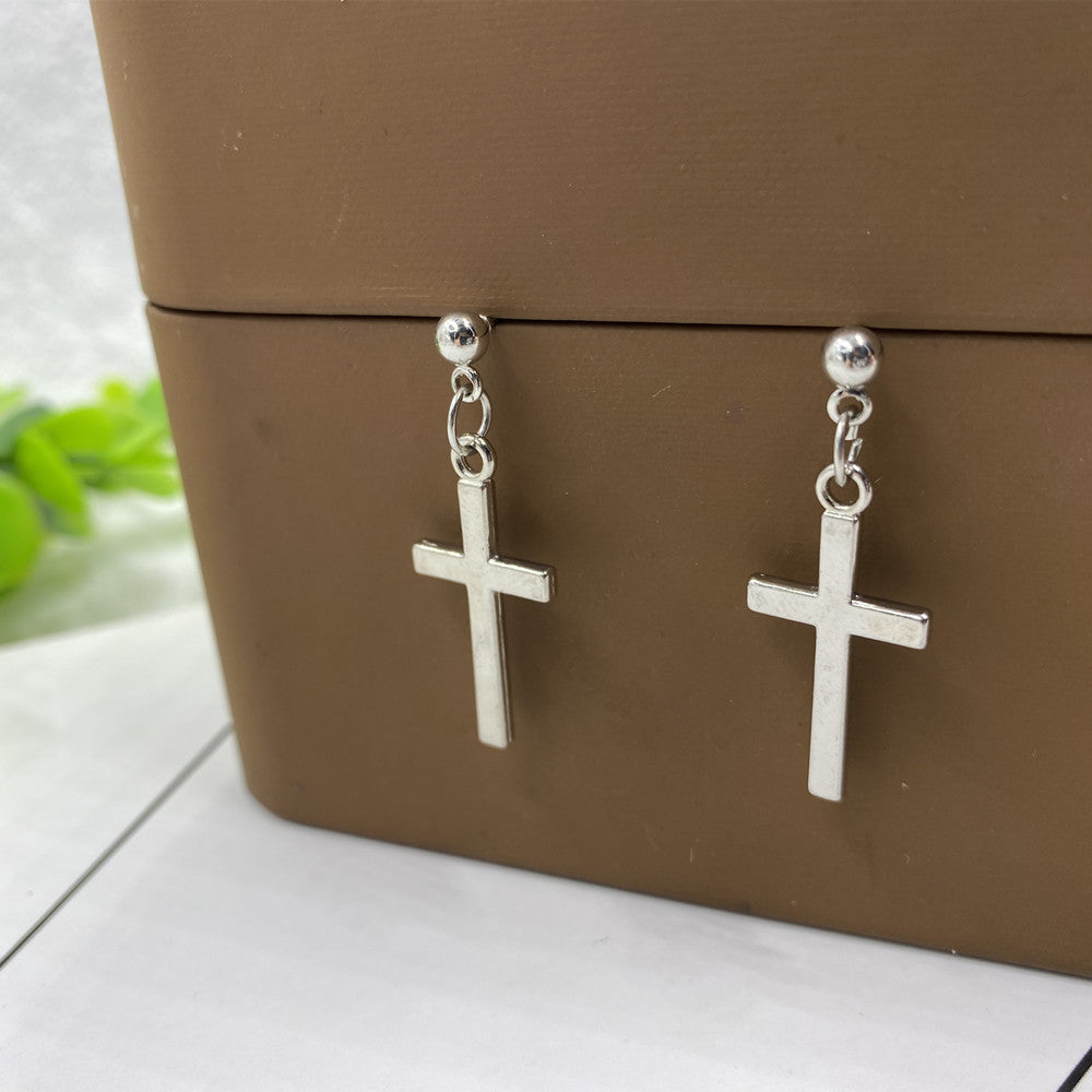 Cross Pendant Cartilage Earrings Punk