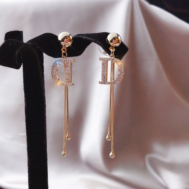 New Korean White Pearl Drop Earrings