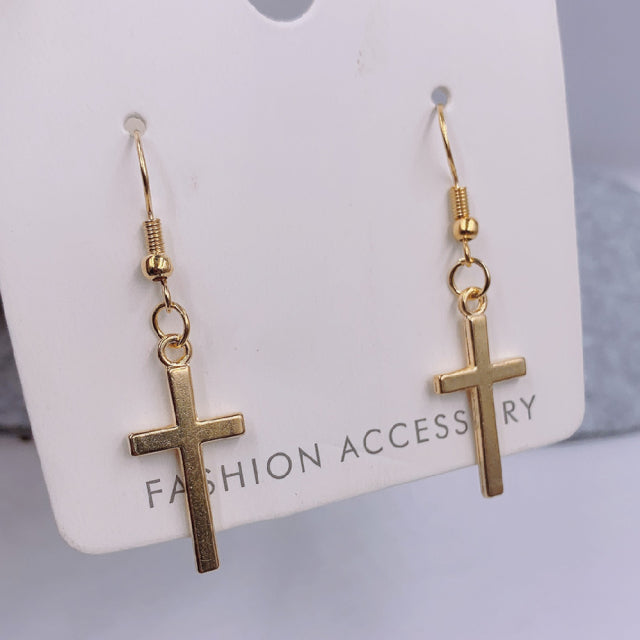 Cross Pendant Cartilage Earrings Punk