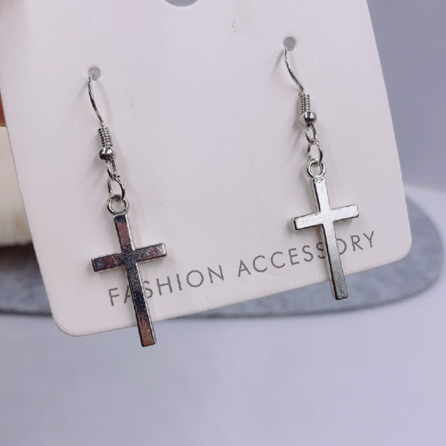 Cross Pendant Cartilage Earrings Punk