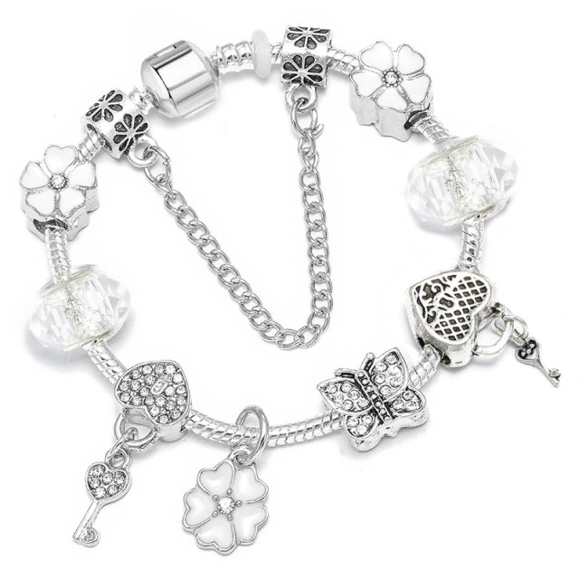 Women Pulseira Vintage Silver Jewelry