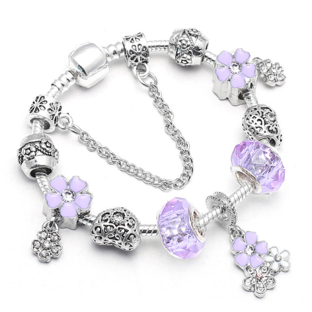 Women Pulseira Vintage Silver Jewelry