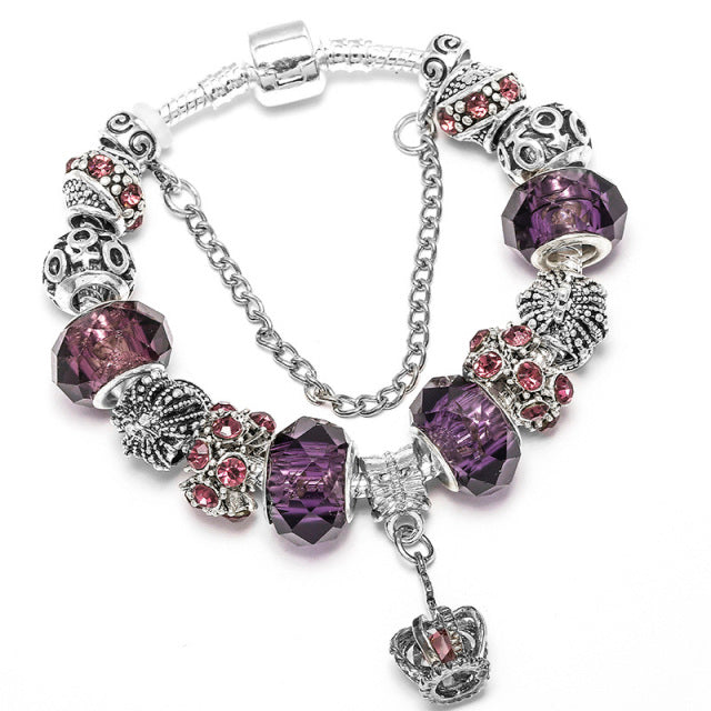 Women Pulseira Vintage Silver Jewelry