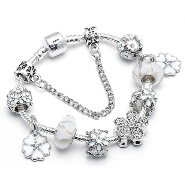 Women Pulseira Vintage Silver Jewelry