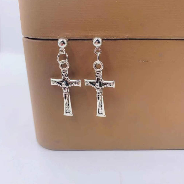 Cross Pendant Cartilage Earrings Punk