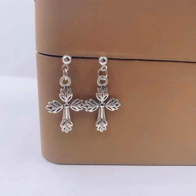 Cross Pendant Cartilage Earrings Punk