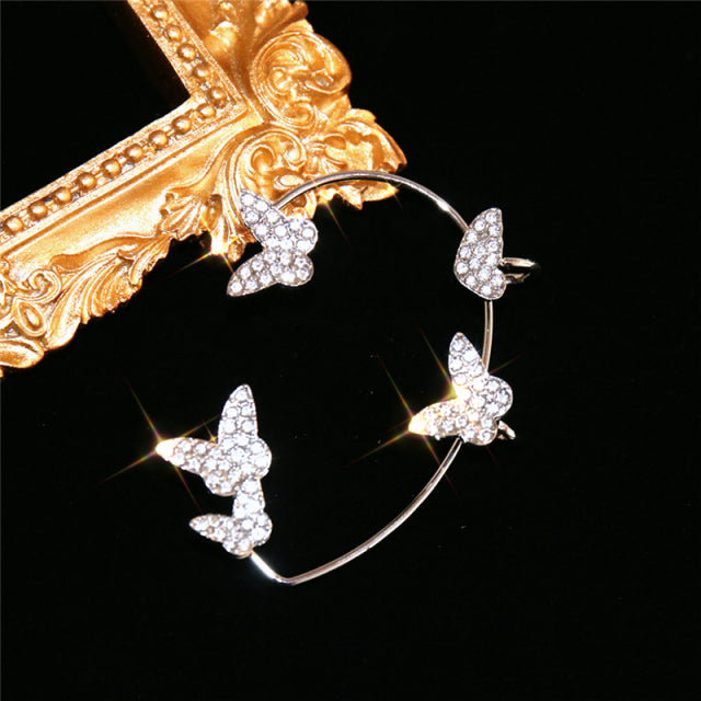 Women Sparkling Zircon Ear Cuff Clip