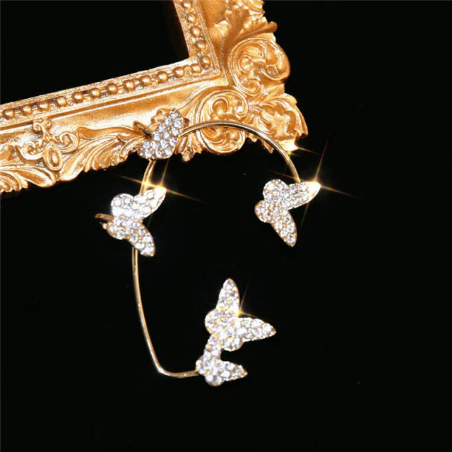 Women Sparkling Zircon Ear Cuff Clip