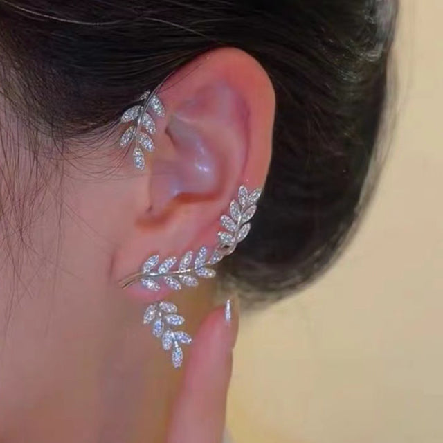 Women Sparkling Zircon Ear Cuff Clip