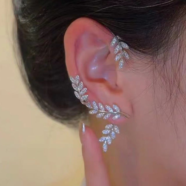 Women Sparkling Zircon Ear Cuff Clip