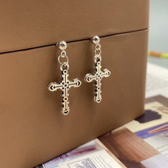 Cross Pendant Cartilage Earrings Punk